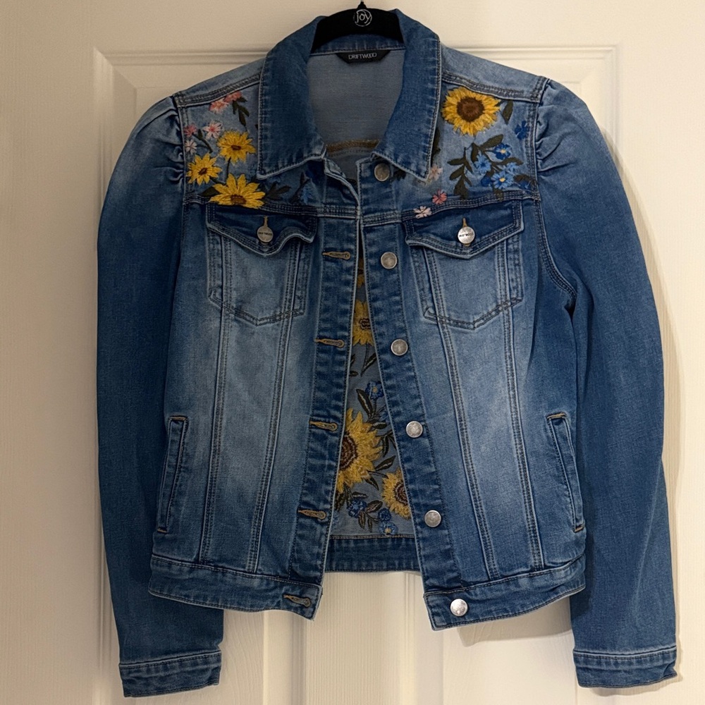 DRIFTWOOD Wildflower Garden Denim Jacket